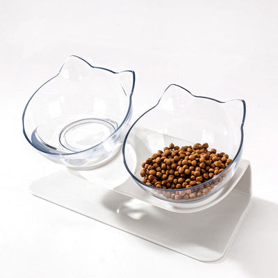 宠物碗狗食喂水器宠物饮水器喂食器加高喂食用品的猫小狗小型犬配件宠物用品