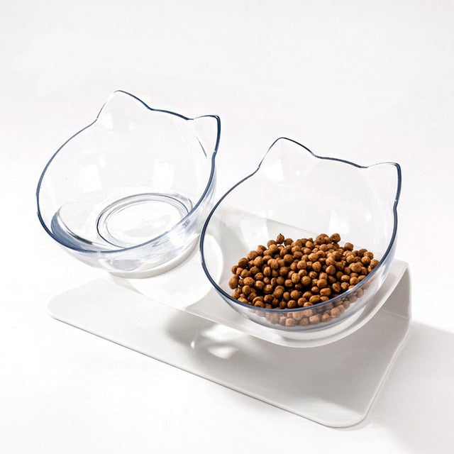 宠物碗狗食喂水器宠物饮水器喂食器加高喂食用品的猫小狗小型犬配件宠物用品
