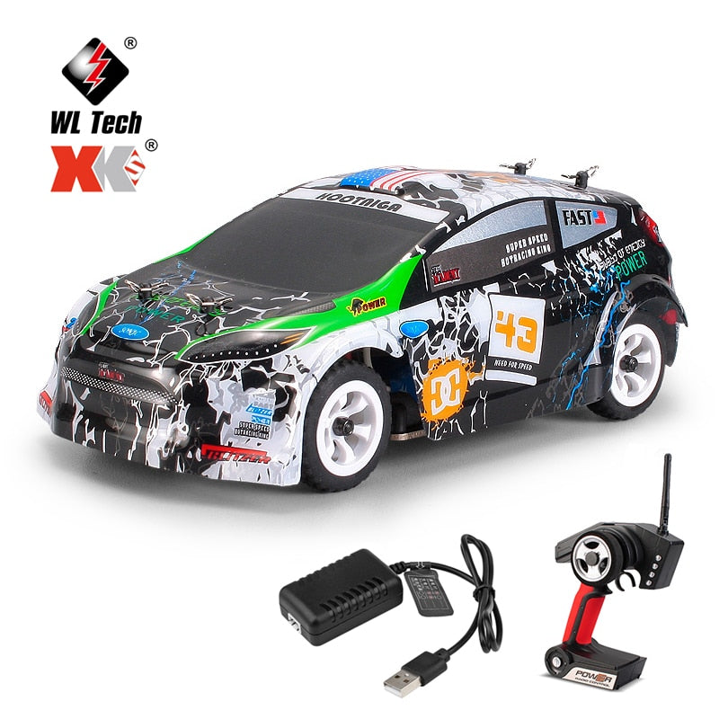 WLtoys K989遥控四轮驱动车充电器电动玩具迷你赛车1:28比例高速越野车